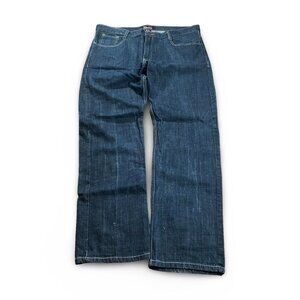 baggy y2k skater embroidered red diamond jeans